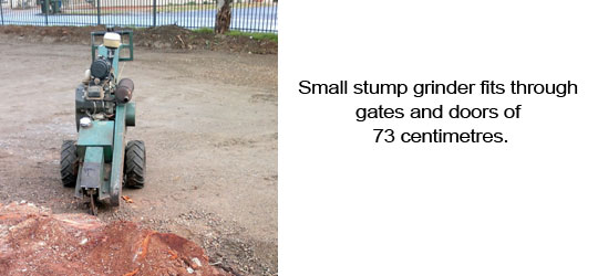 Small Tree Stump Grinder for hard to get at places